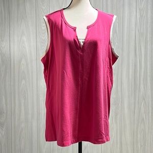 Just My Size pink Sleeveless top size 26W/28W